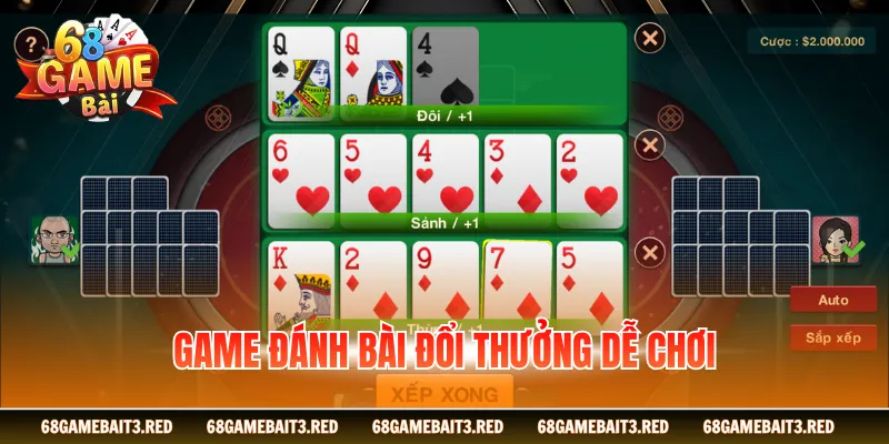 Game đánh bài đổi thưởng dễ gia nhập